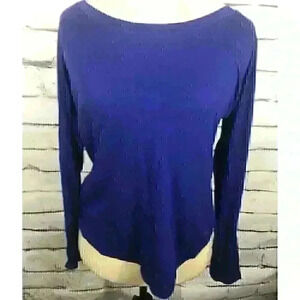 Calia by Carrie Underwood Womens Size M Blue Long Sleeve Shirt